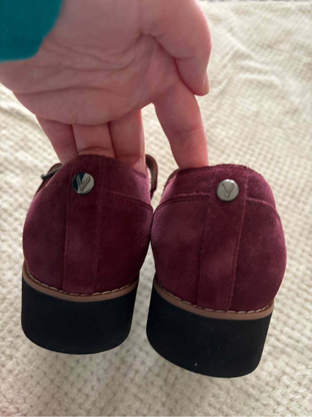 Vionic Women’s Suede Mary Jane Shoe in Burgundy 8.5 Comfy Foot Support - Picture 6 of 8